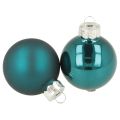 Floristik24 Palline di Natale, opache e lucide, piccole decorazioni natalizie, 4 cm, 24 pezzi