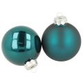 Floristik24 Palline di Natale, opache e lucide, decorazioni festive per l'albero di Natale, 6 cm, 24 pezzi