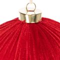 Grande pallina di Natale rossa da appendere, 15 cm, 3 pezzi | Floristik24.it