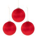 Grande pallina di Natale rossa
