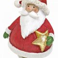 Floristik24 Figura decorativa Babbo Natale con stella / borsa H13cm 2 pezzi