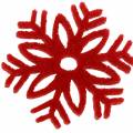 Floristik24 Assortimento natalizio in feltro rosso 72 pezzi