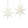 Floristik24 Finestra Poinsettia, stelle di carta Natale, stella pieghevole Ø20cm 4pz