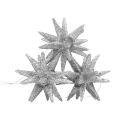 Floristik24 Stelle di Natale Decorazioni natalizie glitter argento Ø7cm 6pz