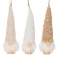 Floristik24 Statuetta decorativa di gnomo con barba da appendere, 17 cm, 6 pezzi
