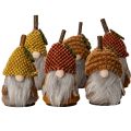 Floristik24 Set di statuine di gnomi con cappello di lana e ghianda, 10 cm, 6 pezzi