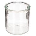 Floristik24 Portacandele votivo rotondi in vetro trasparente, 8 cm, 3 pezzi