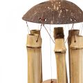 Floristik24 Campanella a vento decorazione in bambù per appendere il balcone Ø10cm H28cm