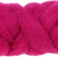 Floristik24 Miccia in lana 10m rosa