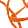 Floristik24 Cordone di lana arancione 3 mm 100 m