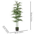 Bambù artificiale, verde, 132 cm, pianta da appartamento | Floristik24.it