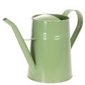 Floristik24 Annaffiatoio vintage in metallo per interni, verde menta, 1,7 l, vaso decorativo, design retrò, H23 cm