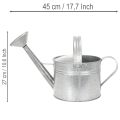 Annaffiatoio vintage in zinco, 27 cm - fioriera per giardino e patio, vaso da fiori in metallo | Floristik24.it