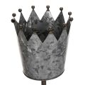 Floristik24 Corona decorativa dall'aspetto anticato per aiuola o vaso di fiori, 95 cm