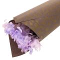 Carta da parati in seta con motivo floreale leopardato, marrone, resistente all'acqua, 50x75 cm, 20 pezzi. | Floristik24.it