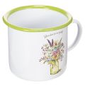 Floristik24 Tazza/vaso decorativo, smaltato, Ø11,5 cm H10 cm
