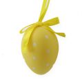 Floristik24 Uova di Pasqua decorative gialle, bianche assortite 6.5cm 12p