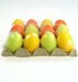 Floristik24 Easter Candela uovo 6cm multicolore assortito 12 pezzi