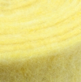 Floristik24 Nastro in feltro giallo chiaro 15cm 5m