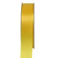 Floristik24 Nastro regalo e decorazione 25mm x 50m giallo