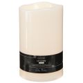 Grande candela a LED con timer, per uso esterno, luce bianca calda, Ø12,5 cm, H20 cm | Floristik24.it