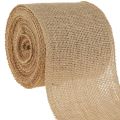 Floristik24 Nastro di iuta runner da tavolo naturale nastro di iuta rustico 10 cm 9 m