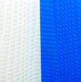 Floristik24 Nastri ghirlanda moiré blu-bianco 100 mm