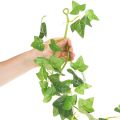 Ghirlanda di edera artificiale per decorazione d'interni, 173 cm | Floristik24.it