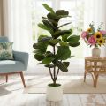 Ficus lyrata artificiale, 120 cm, decorativo per soggiorno | Floristik24.it