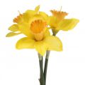 Floristik24 Narcisi artificiali fiori di seta narcisi gialli 40 cm 3 pezzi