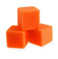 Floristik24 Mini-cubo di schiuma umida arancione 300 pezzi