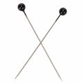 Spilli con testa di perla Ø6mm 65mm Neri | Floristik24.it