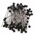 Floristik24 Spilli con testa di perla Ø6mm 65mm Neri